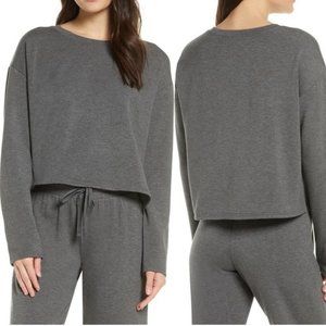 Nordstrom | BP Cozy Grey Pullover Long Sleeve Top